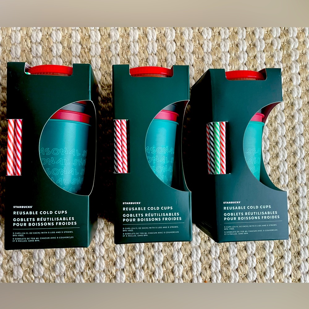 Starbucks Holiday Reusable Cold Cups